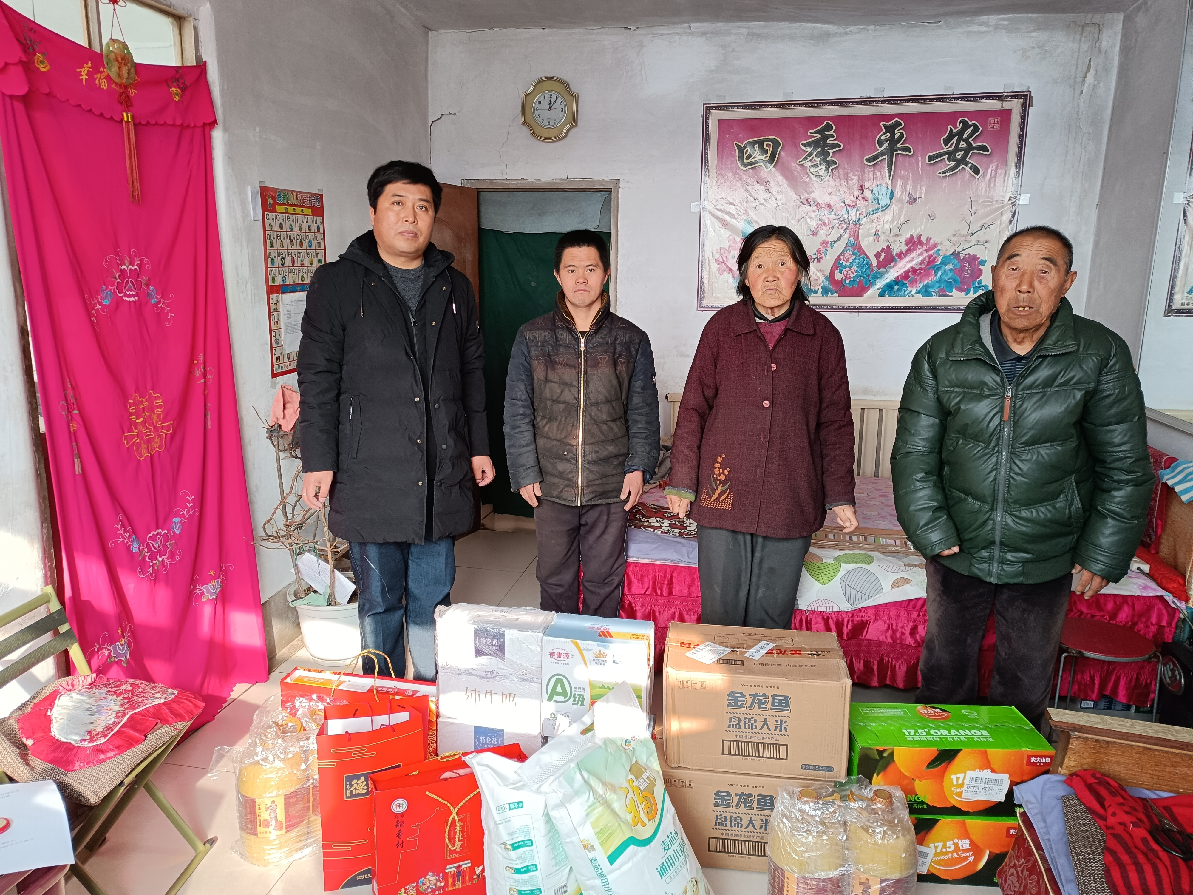 钱云疫情捐助河北贫困山区过新年活动